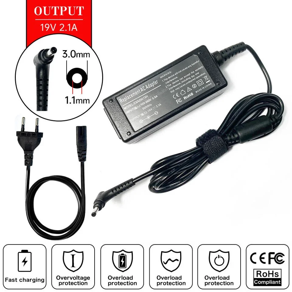 Laptop Accessories Shop - Ładowarka sieciowa 19 V 2,1 A