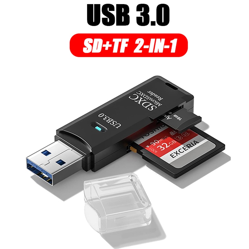 Laptop Accessories And Gadgets - Czytnik kart 2 w 1 USB