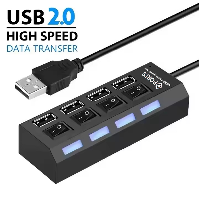 Laptop Accessories Computer - Rozgałęźnik USB 2.0 z 4 portami