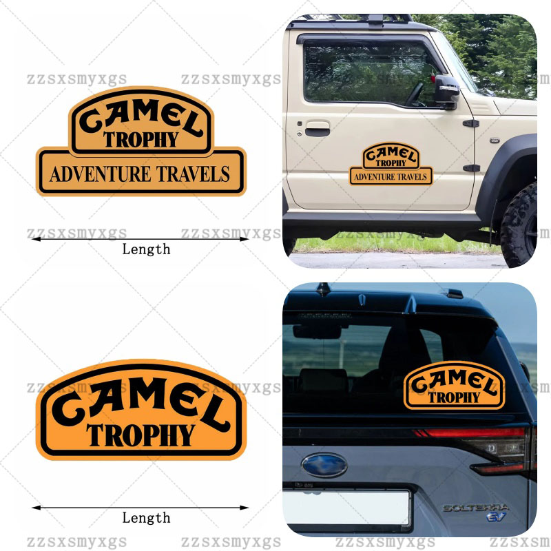 Laptop Accessories Brand - Naklejki samochodowe Camel Trophy, naklejka z
