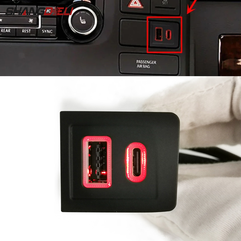 Usb C Power Adapter - Ładowarka samochodowa 12V/24V z podwójnym gniazdem