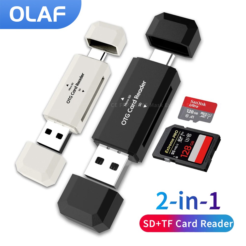 Laptop Accessories And Gadgets - Czytnik kart 2 w 1 typu