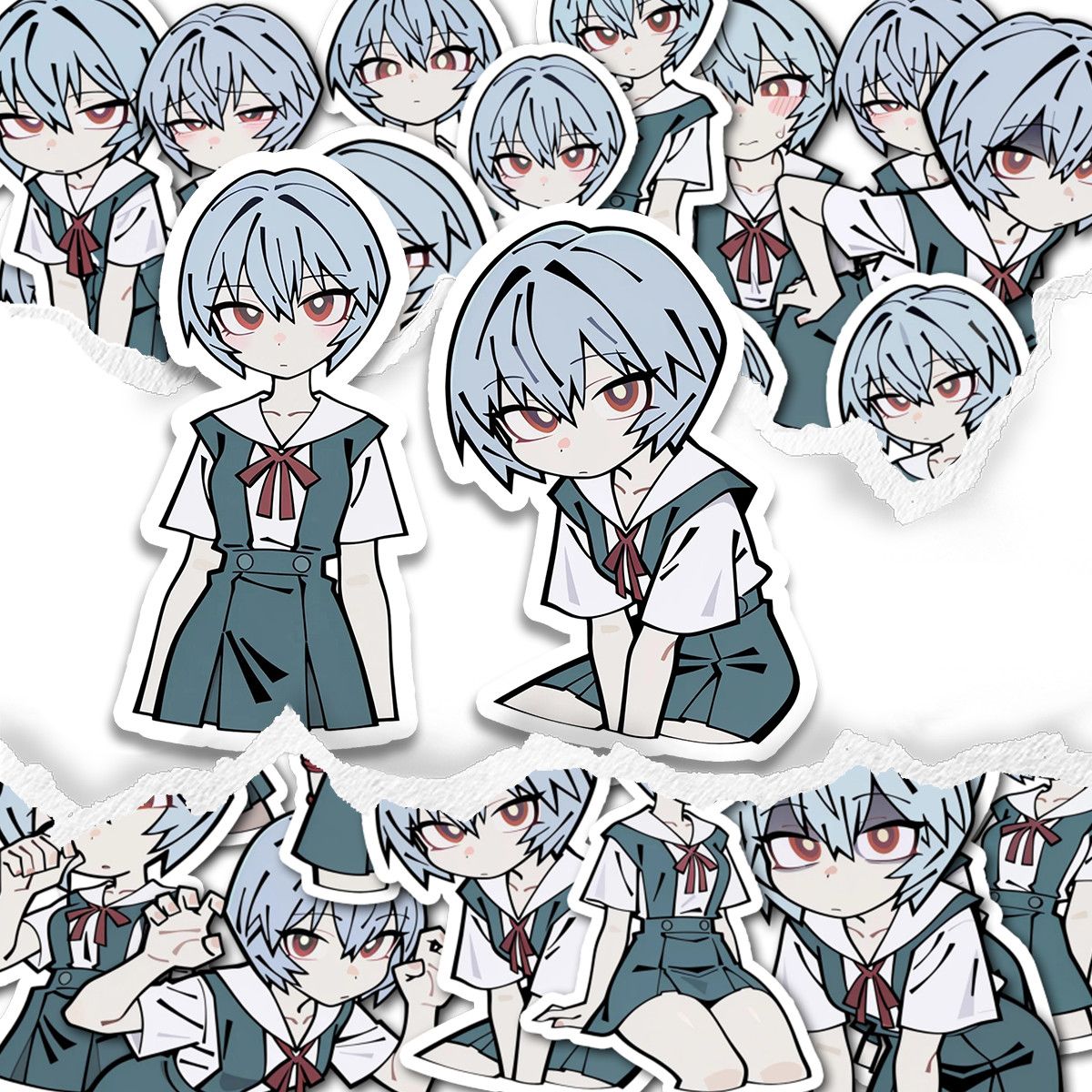 Laptop Accessories For Gift - Nowe naklejki Neon Genesis Evangelion Ayanami