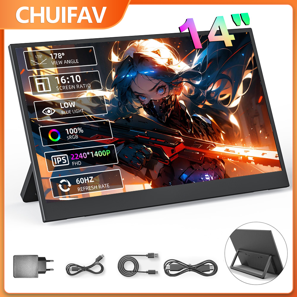 Xbox Laptop Accessories - CHUIFAV 2560*1600 15,6-calowy przenośny monitor 2,5K