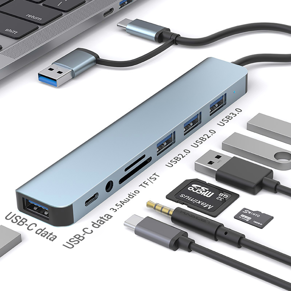 Laptop Accessories That You Need - Stacja dokująca USB 9-w-1 z podwójną