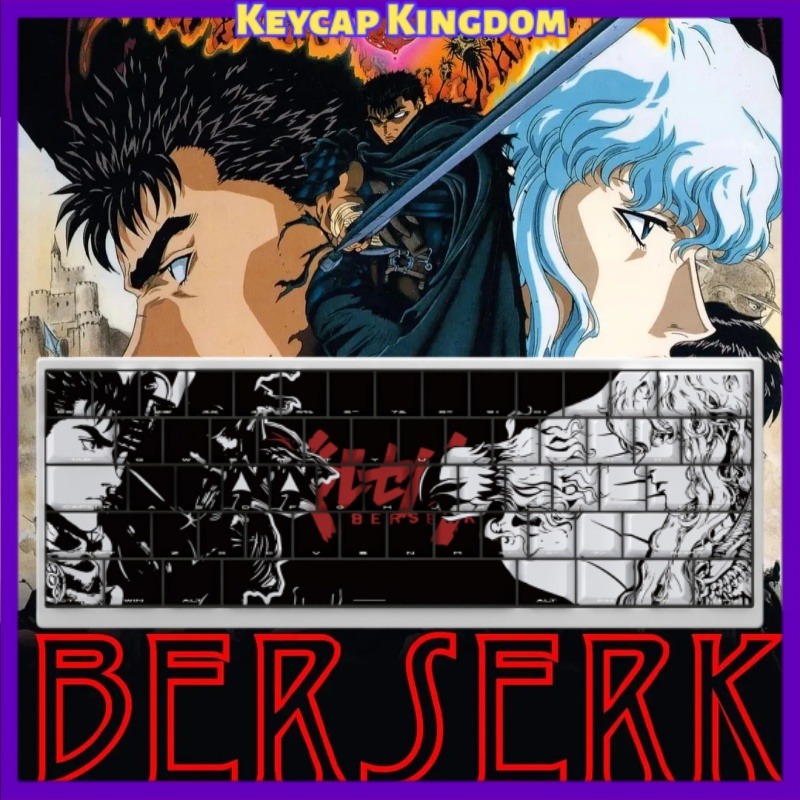 Laptop Accessories For Gift - Klawisze BERSERK Anime, 98 klawiszy, mechaniczna