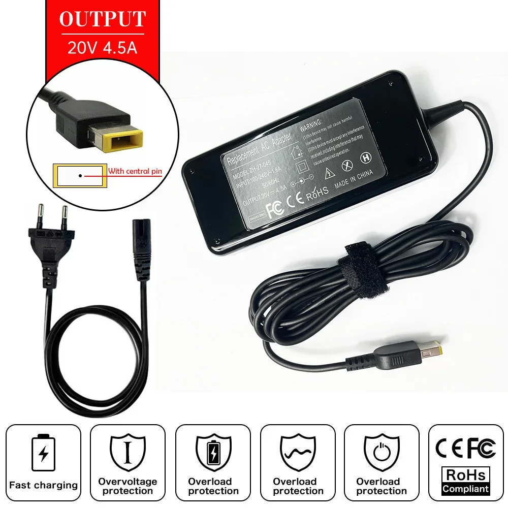 Laptop Accessories Shop - Ładowarka sieciowa 20V 4.5A 90W do