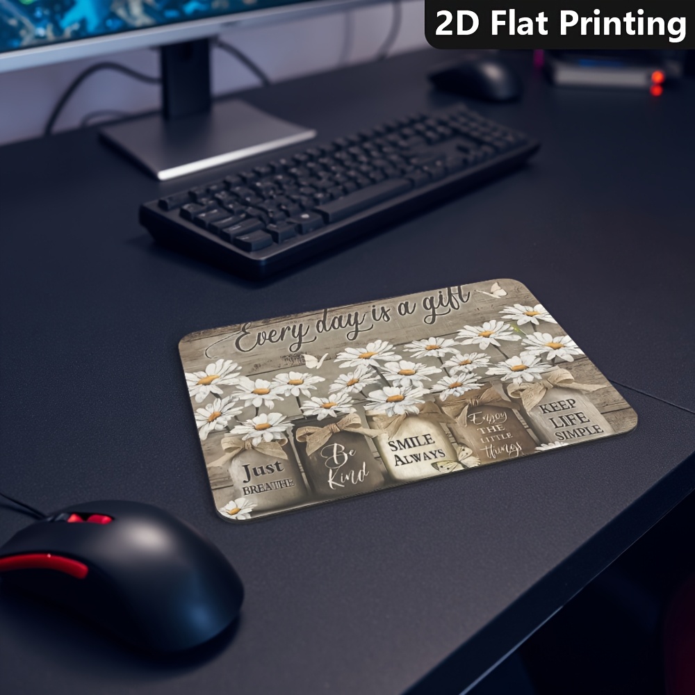 Laptop Accessories Brand - Podkładka pod mysz z inspirującym cytatem,