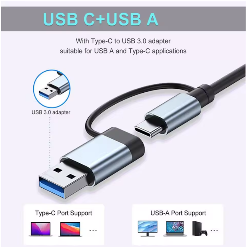 5/7/8-portowy koncentrator USB – Laptop Accessories And Gadgets recenzja i cena