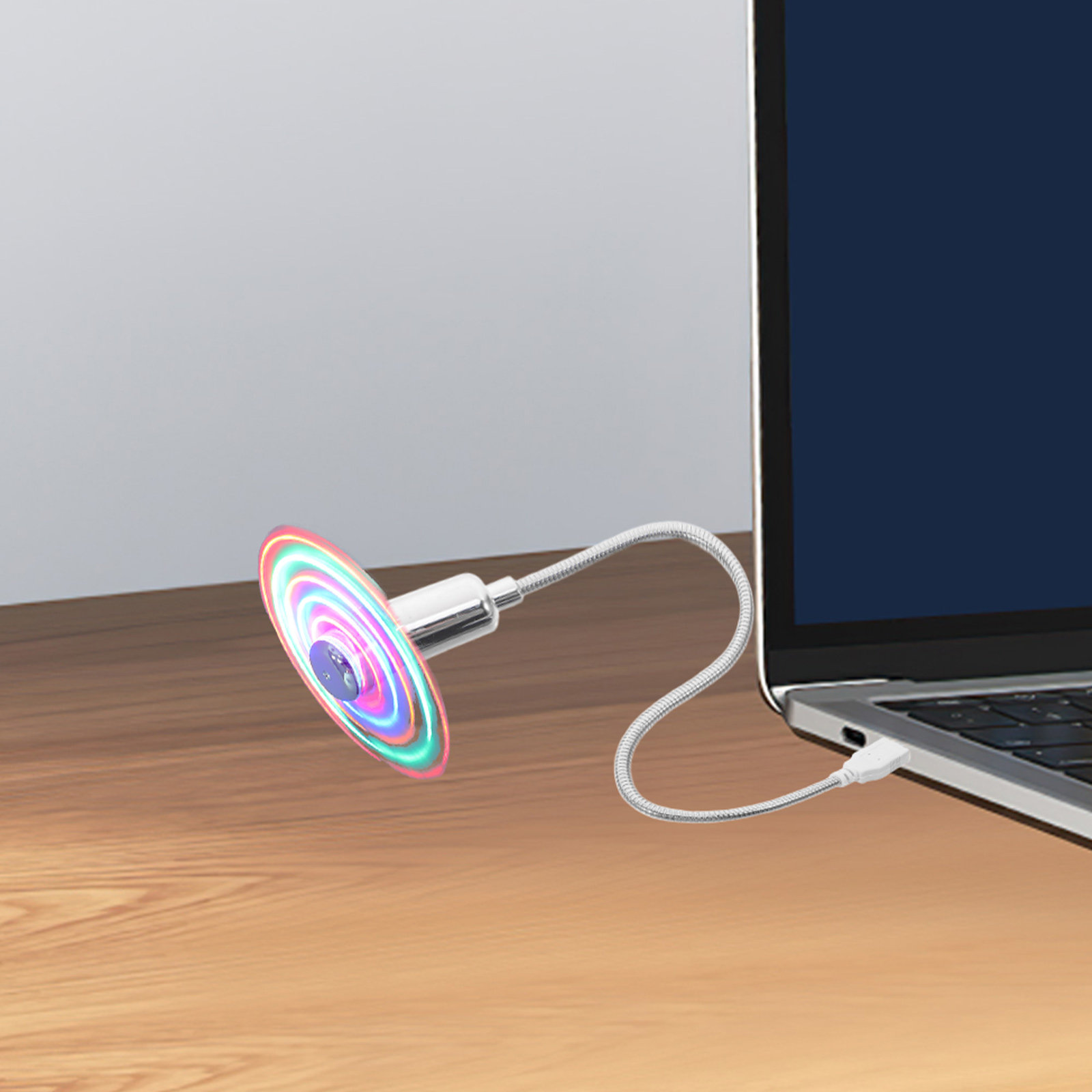 Mini wentylator USB srebrny 41 – Laptop Accessories That You Need recenzja i cena