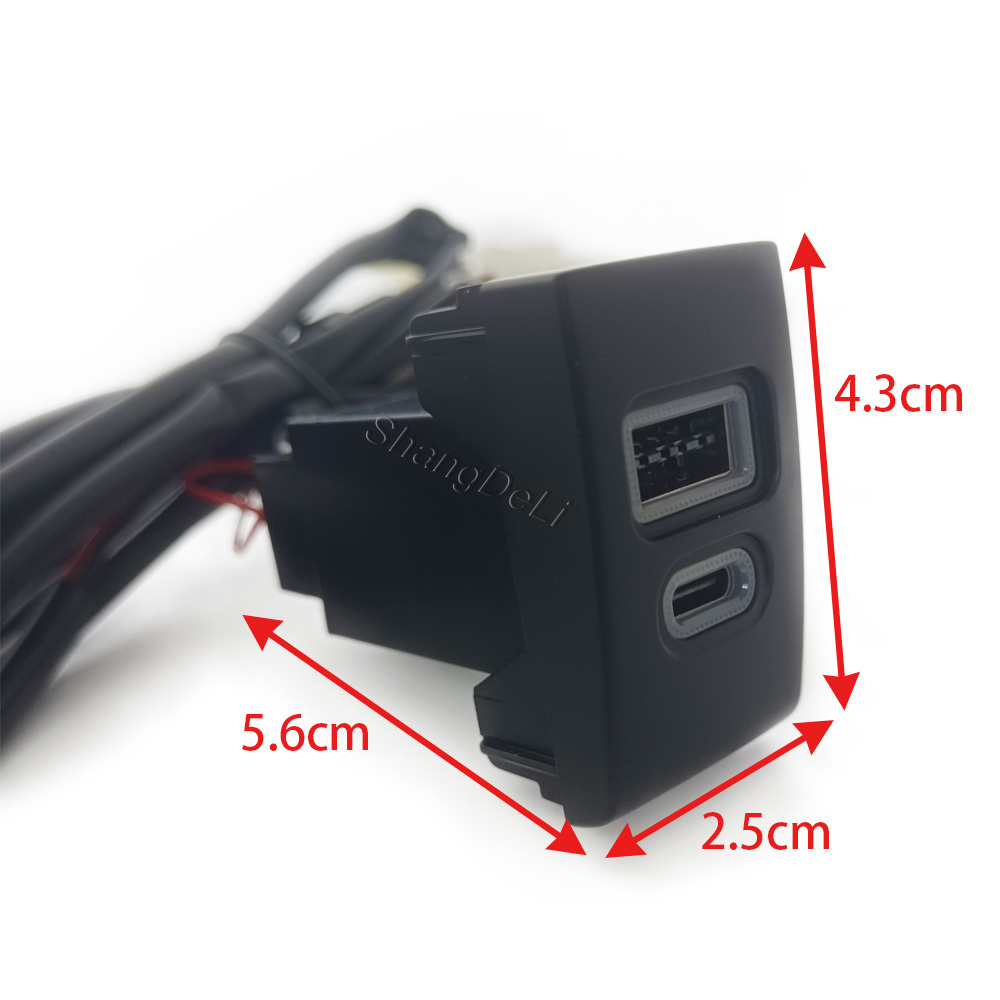1 szt. Ładowarka samochodowa Q – Usb C Power Adapter recenzja i cena