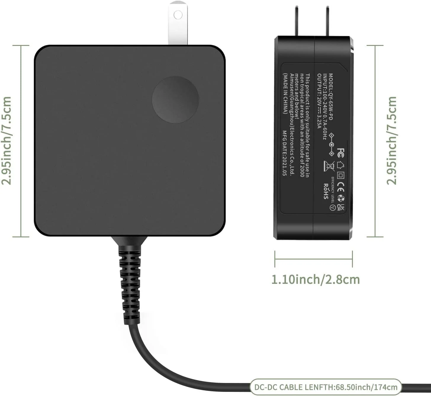 20V 3.25A 65W Laptop Ac Adapte – Laptop Accessories Shop recenzja i cena