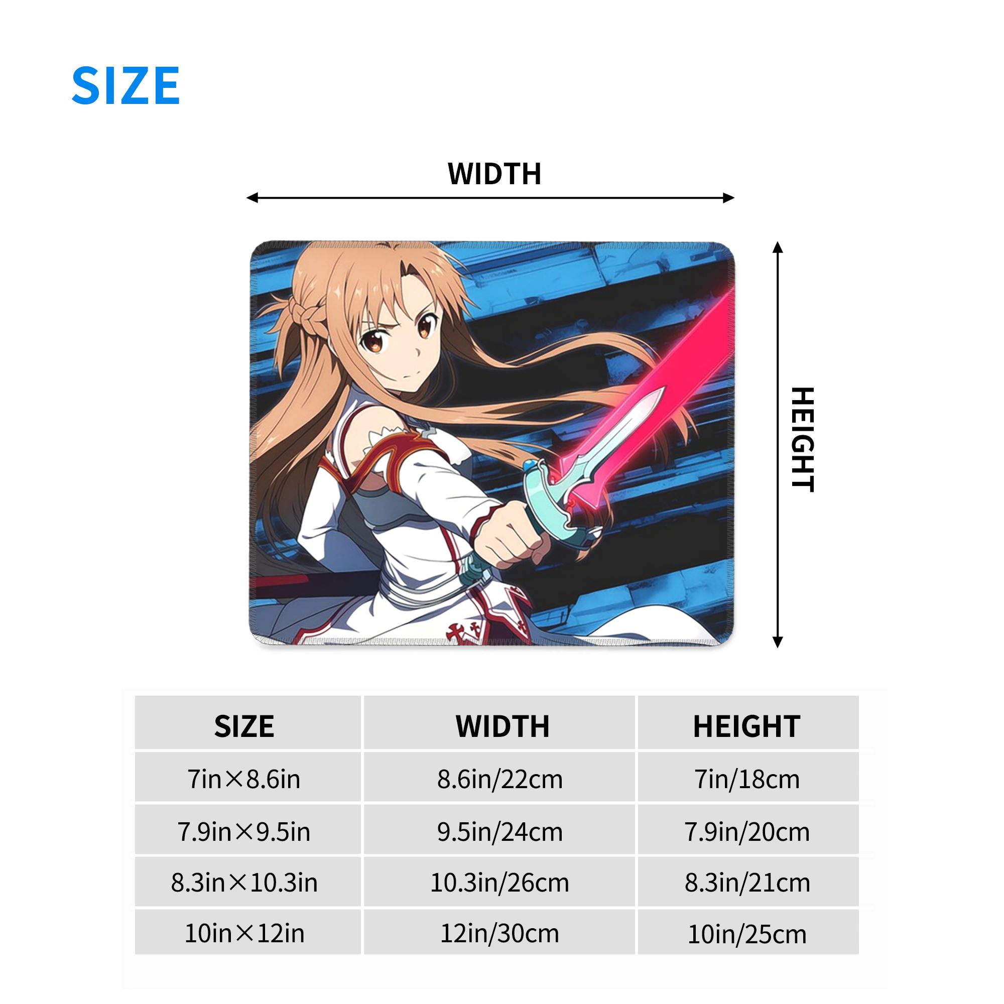 Podkładka pod mysz Sword Art O – Laptop Accessories Online recenzja i cena