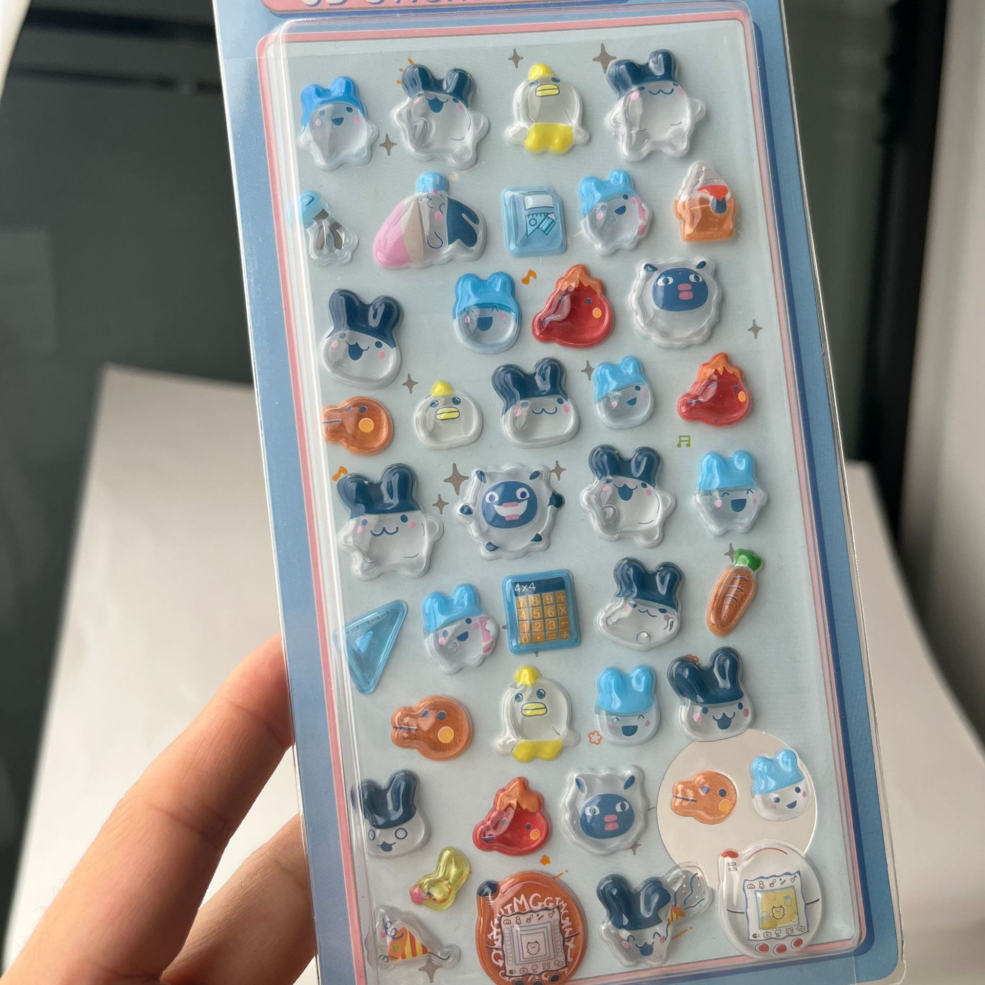 Urocze naklejki 3D Tamagotchi, – Laptop Accessories For Gift recenzja i cena