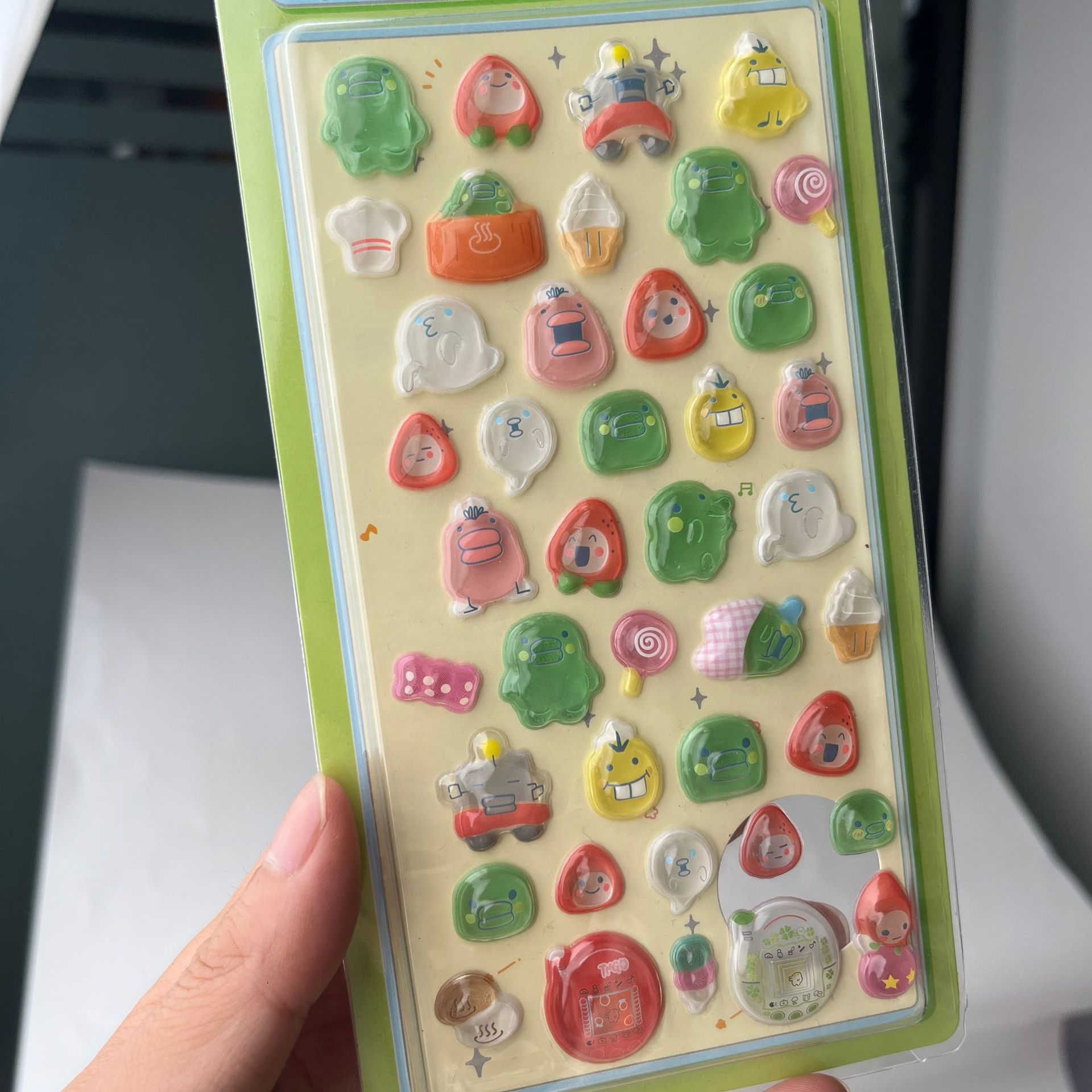 Urocze naklejki 3D Tamagotchi, – Laptop Accessories For Gift recenzja i cena